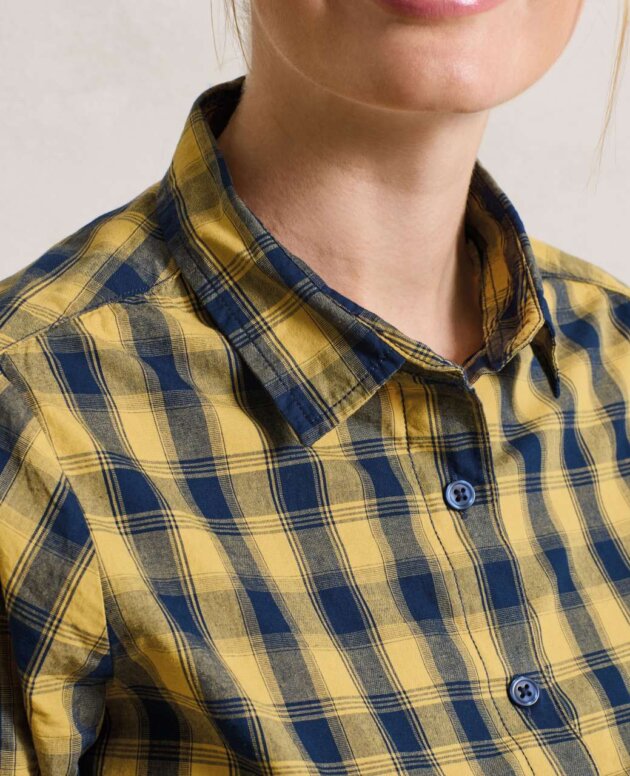 'MULLIGAN' CHECK - WOMEN'S LONG SLEEVE COTTON SHIRT
