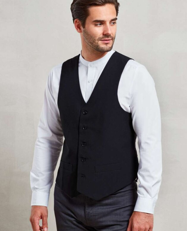 MEN’S LINED POLYESTER WAISTCOAT
