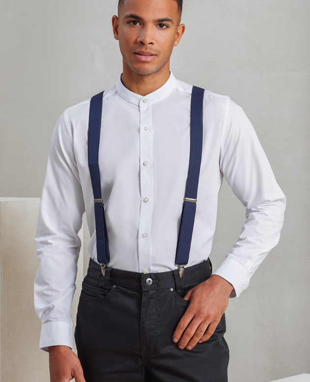 CLIP-ON TROUSER BRACES/SUSPENDERS