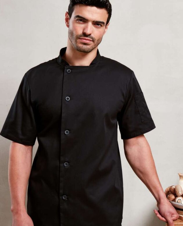 'ESSENTIAL' SHORT SLEEVE CHEF'S JACKET
