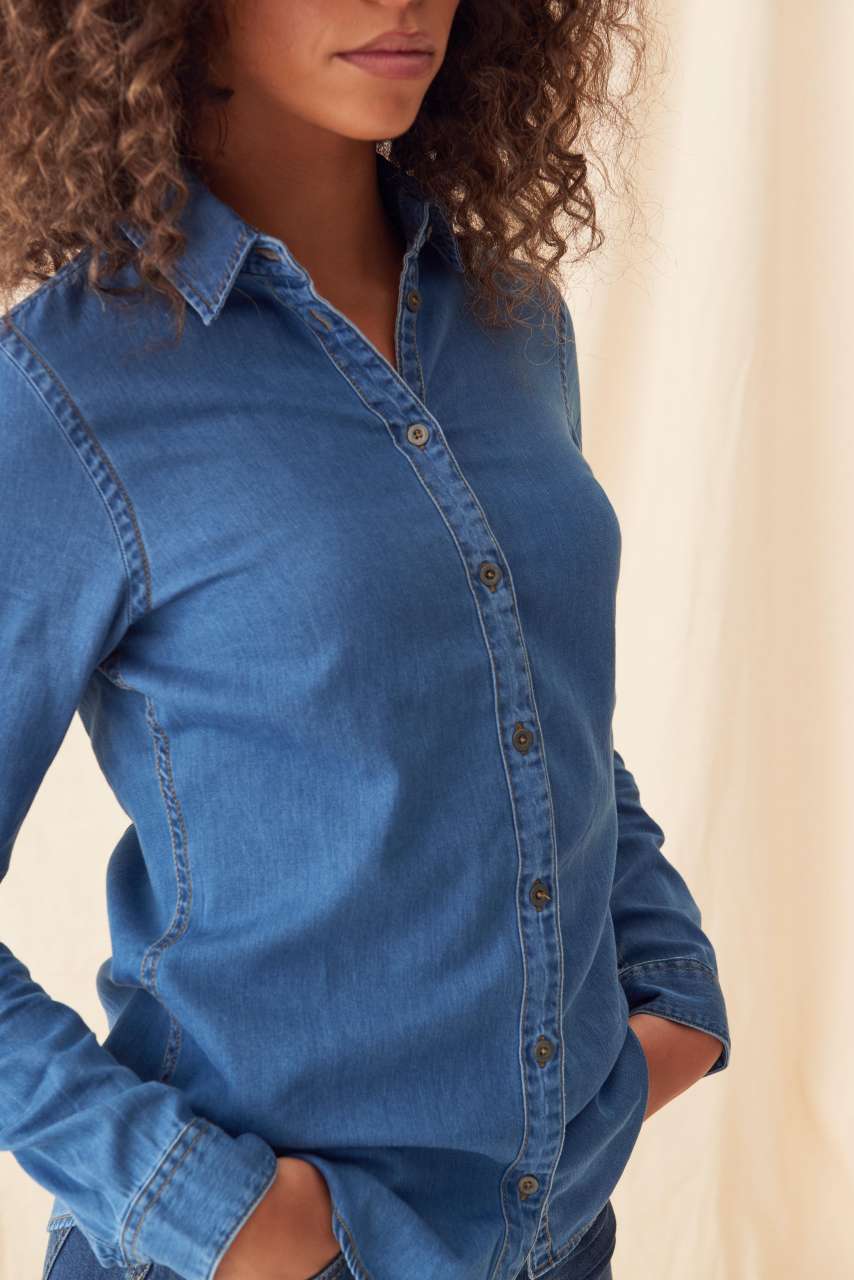 LUCY DENIM SHIRT - Image 4