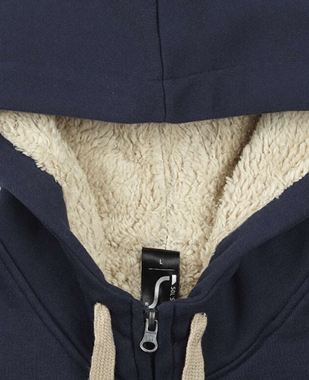 SOL'S SHERPA - UNISEX ZIPPED JACKET WITH "SHERPA" LINING