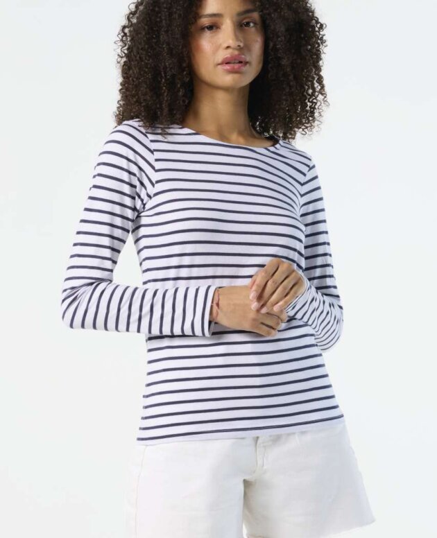 SOL'S MARINE WOMEN - LONG SLEEVE STRIPED T-SHIRT