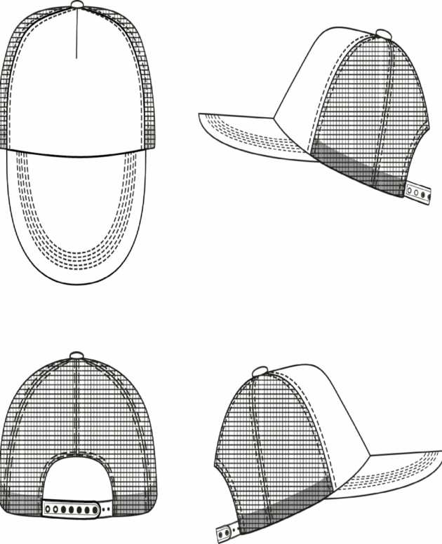 SOL'S BUBBLE - FIVE PANEL MESH CAP