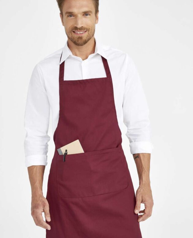 SOL'S GRAMERCY - LONG APRON WITH POCKET