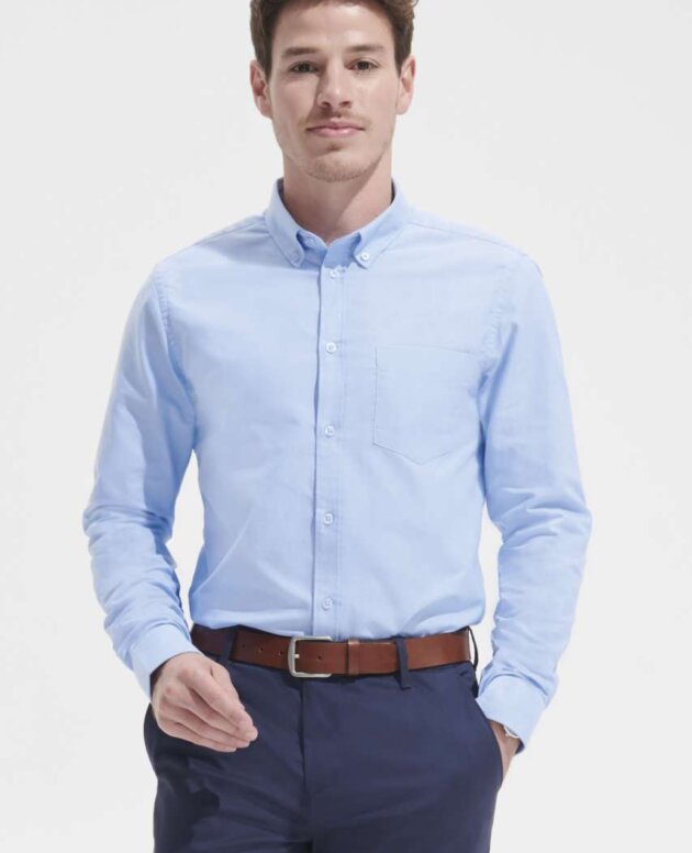 SOL'S BOSTON FIT - LONG SLEEVE OXFORD MEN'S SHIRT
