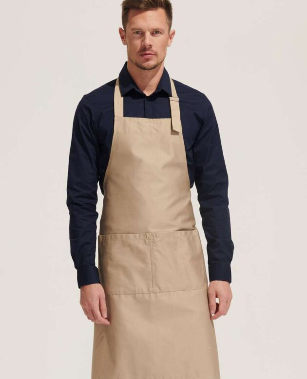 SOL'S GALA - LONG APRON WITH POCKETS