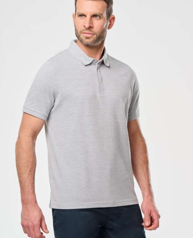 MEN'S SHORT SLEEVE STUD POLO SHIRT
