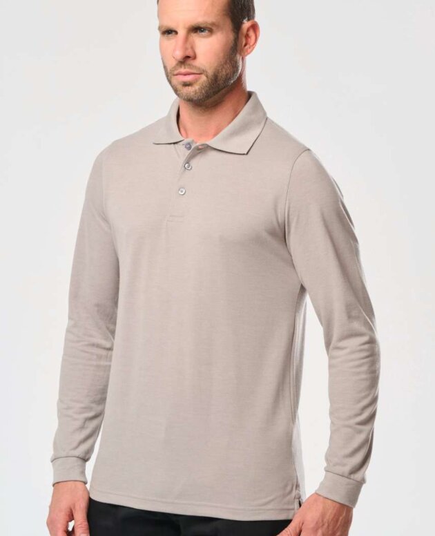 MEN'S LONG-SLEEVED POLO SHIRT