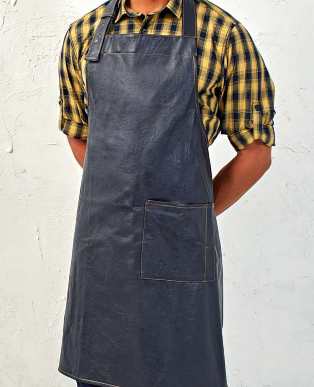 Престилка FAUX LEATHER BIB APRON