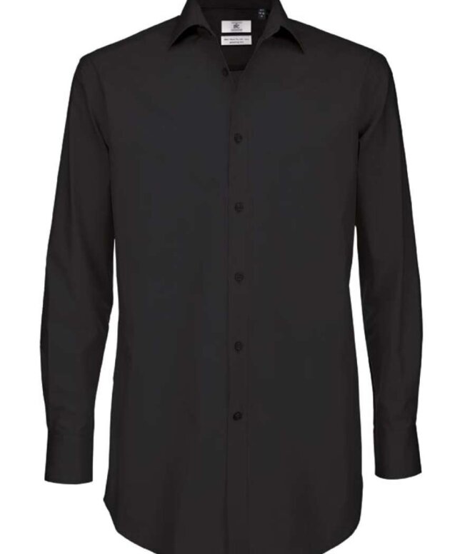 B&C BLACK TIE LSL /MEN