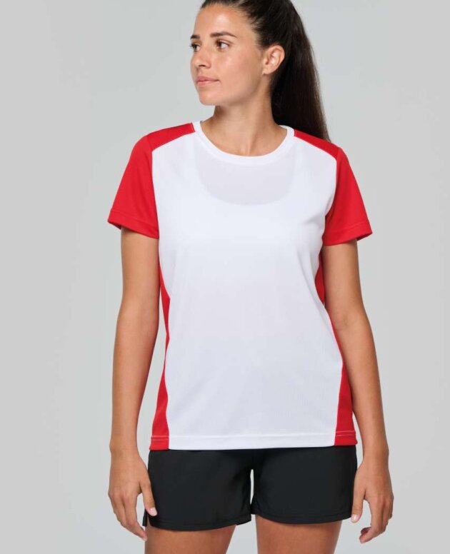 LADIES' ECO-FRIENDLY TWO-TONE SPORT T-SHIRT