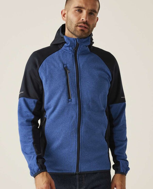 X-PRO COLDSPRING II HYBRID PERFORMANCE STRETCH HOODED FLEECE JACKET
