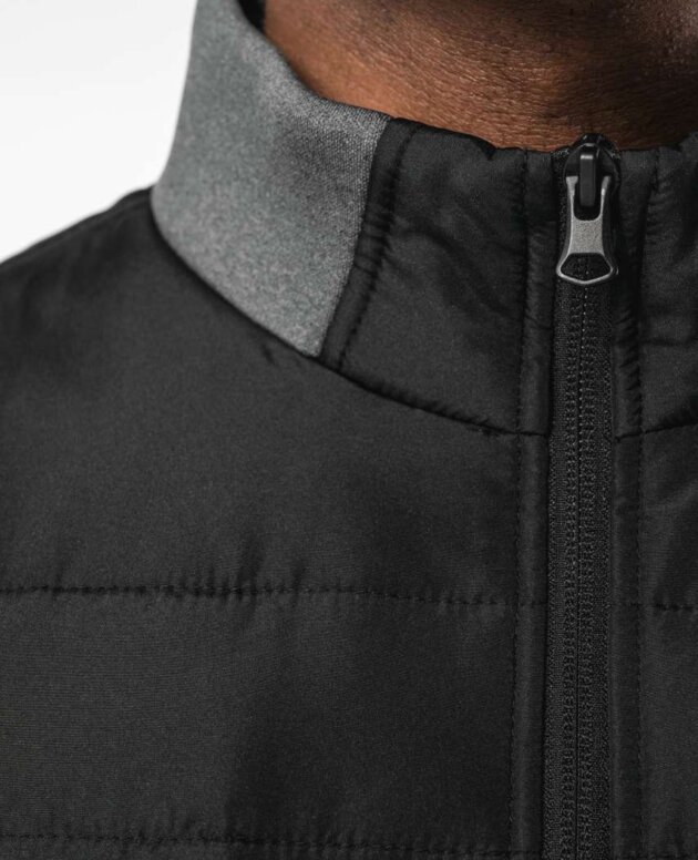 MEN'S BI-MATERIAL PADDED JACKET