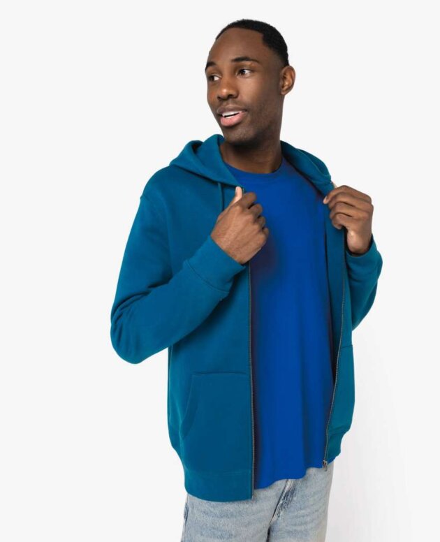 UNISEX ZIP-UP HOODED SWEATSHIRT