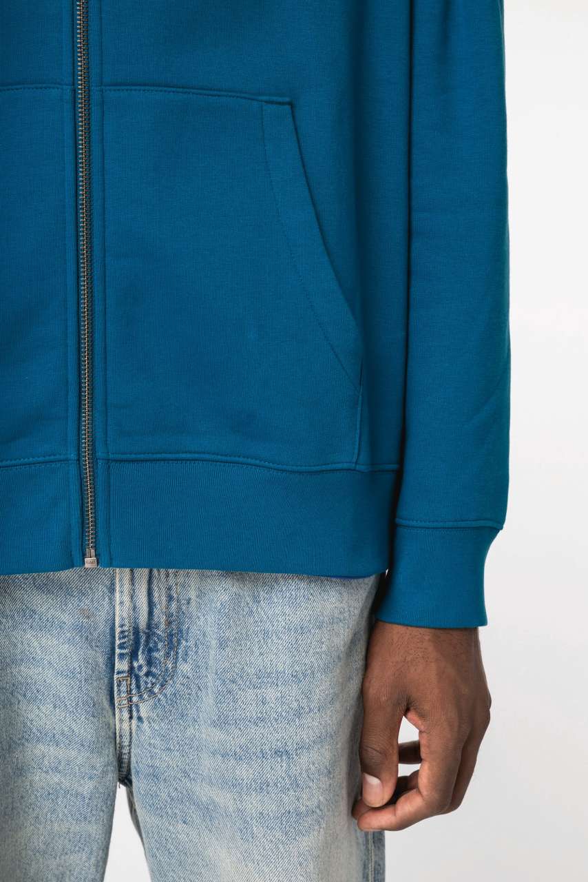 UNISEX ZIP-UP HOODED SWEATSHIRT - Image 3
