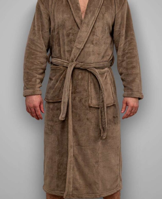OLIMA CORAL FLEECE BATHROBE