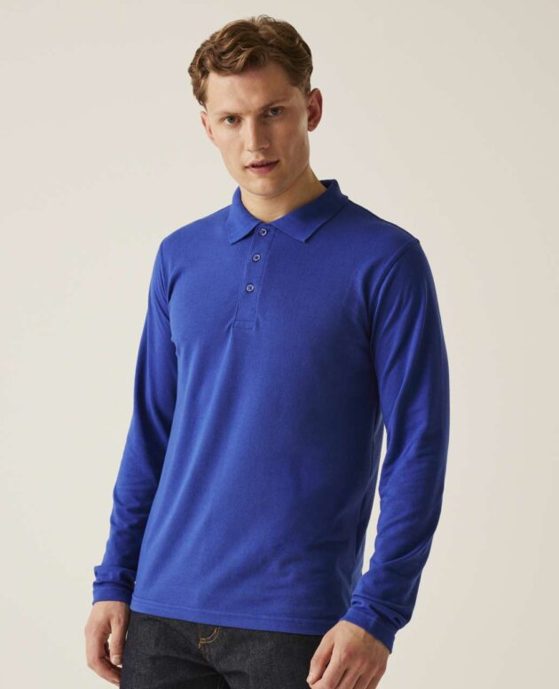 PRO 65/35 LONG SLEEVE POLO SHIRT