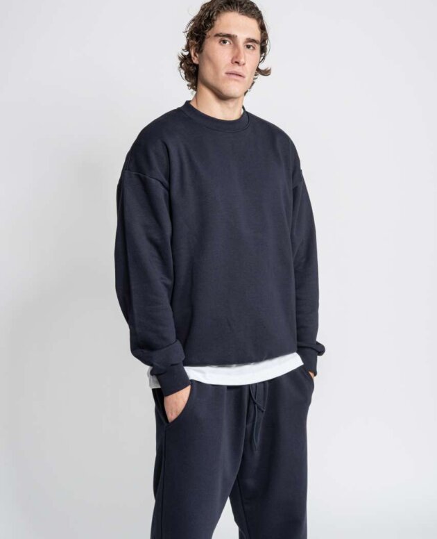 365 - DIAGONAL FRENCH TERRY CREWNECK SWEATSHIRT
