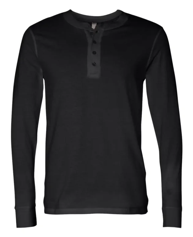 MEN'S JERSEY LONG SLEEVE HENLEY