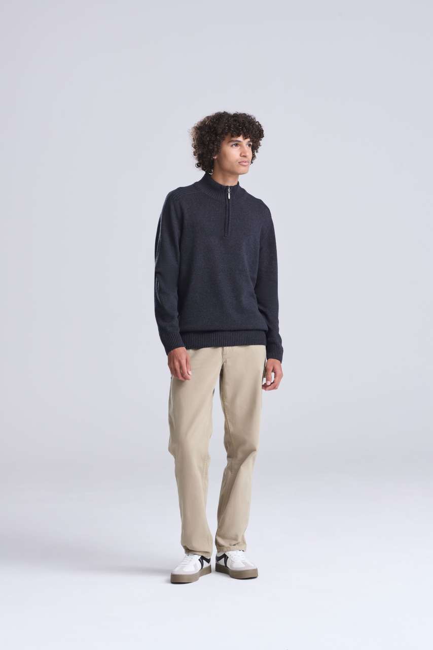 WAKHAN 1/4 ZIP SUSTAINABLE SWEATER - Image 3