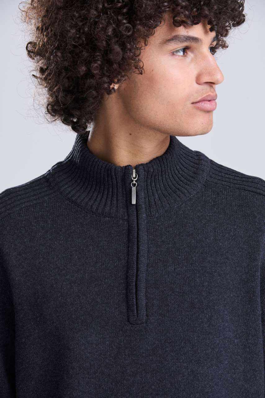 WAKHAN 1/4 ZIP SUSTAINABLE SWEATER - Image 4