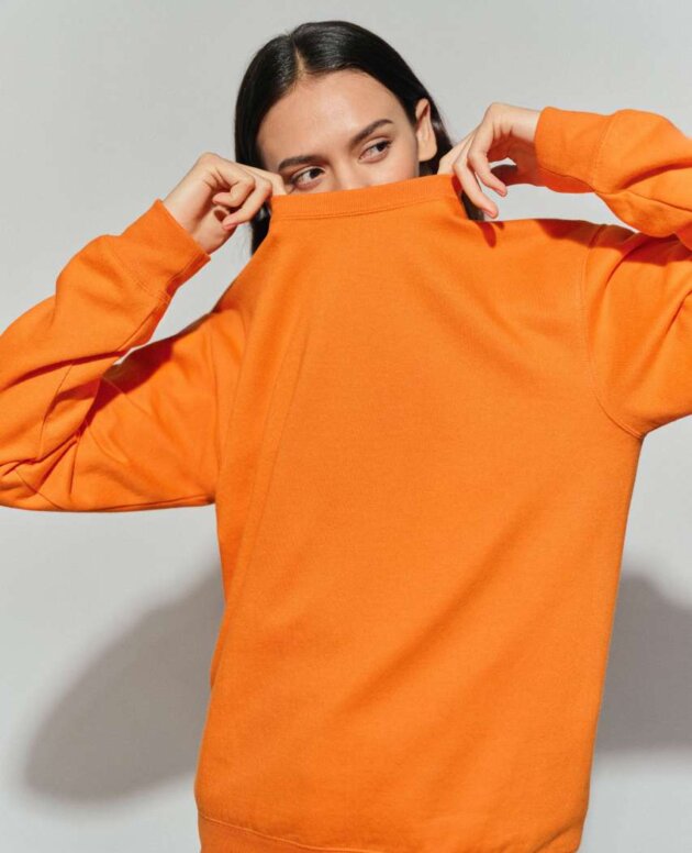 UNISEX BASIC ROUND NECK TUBULAR SWEATSHIRT