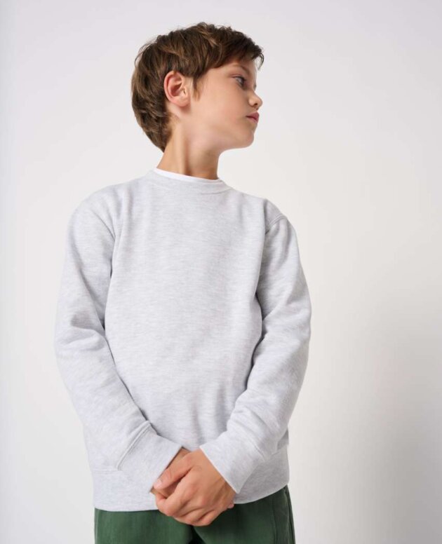 KIDS' BASIC ROUND NECK SWEATSHIRT