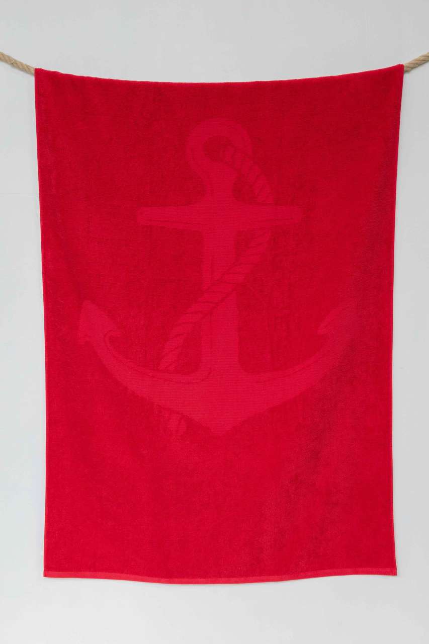 OLIMA „ANCHOR” JACQUARD BEACH TOWEL - Image 2